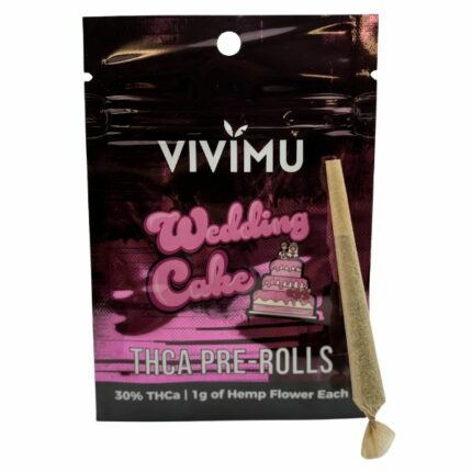 THCa Pre-roll joints Wedding Cake