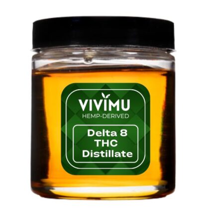Vivimu Hemp-Derived Delta 8 THC Distillate Front View 1