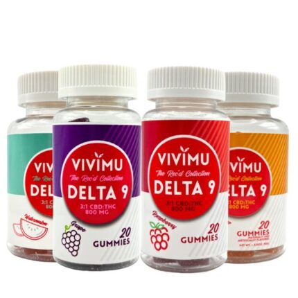 Vivimu All Delta 9 Gummies 20Count Products Together Front View 1