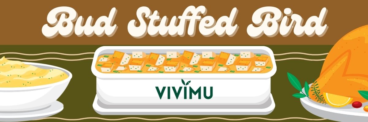 Recipe for hemp infused turkey stuffing.