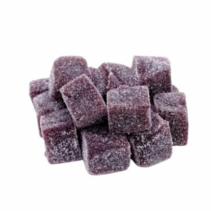 Blackberry Lime Delta 8 Purple Bulk Gummies