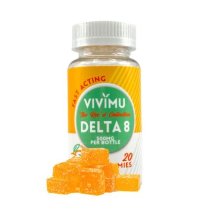 Vivimu Mango Delta 8 Gummies 20 Count Front View 1